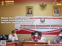 Bahas Rencana Relokasi Lapas Ambarawa, Kakanwil Bertemu Bupati Semarang