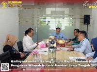 Kadivyankumham Jateng pimpin Rapat Perdana Majelis Pengawas Wilayah Notaris Provinsi Jawa Tengah 2023