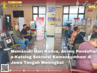 Memasuki Hari Kedua, Animo Pendaftar e-Katalog Sektoral Kemenkumham di Jawa Tengah Meningkat
