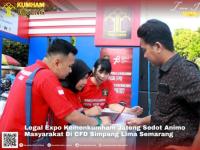 Legal Expo Kemenkumham Jateng Sedot Animo Masyarakat Di CFD Simpang Lima Semarang