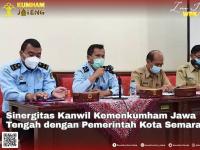 Sinergitas Kanwil Kemenkumham Jawa Tengah dengan Pemerintah Kota Semarang