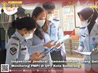 Inspektorat Jenderal - Kemenkumham Jateng Gelar Monitoring PMPI di UPT Kota Semarang