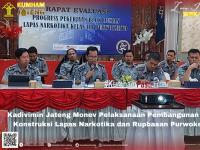 Kadivimin Jateng Monev Pelaksanaan Pembangunan Jasa Konstruksi Lapas Narkotika dan Rupbasan Purwokerto