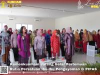 Kemenkumham Jateng Gelar Pertemuan Rutin Persatuan Ibu-Ibu Pengayoman & PIPAS