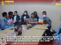 Kemenkumham Jateng - Balitbangkumham Gelar Analisis Studi Kelayakan Prospek dan Minat Studi Politeknik Kementerian Hukum dan HAM
