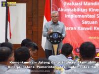 Kemenkumham Jateng Gelar Evaluasi Akuntabilitas Kinerja Instansi Pemerintah atas Implementasi SAKIP
