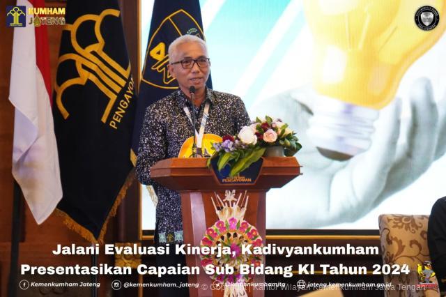 Jalani Evaluasi Kinerja, Kadivyankumham Presentasikan Capaian Sub Bidang KI Tahun 2024